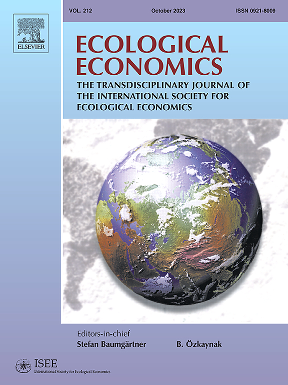 Go to journal home page - Ecological Economics